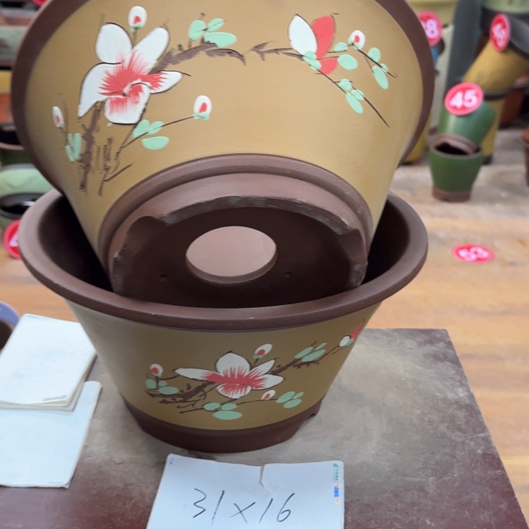 紫砂花盆破损包赔