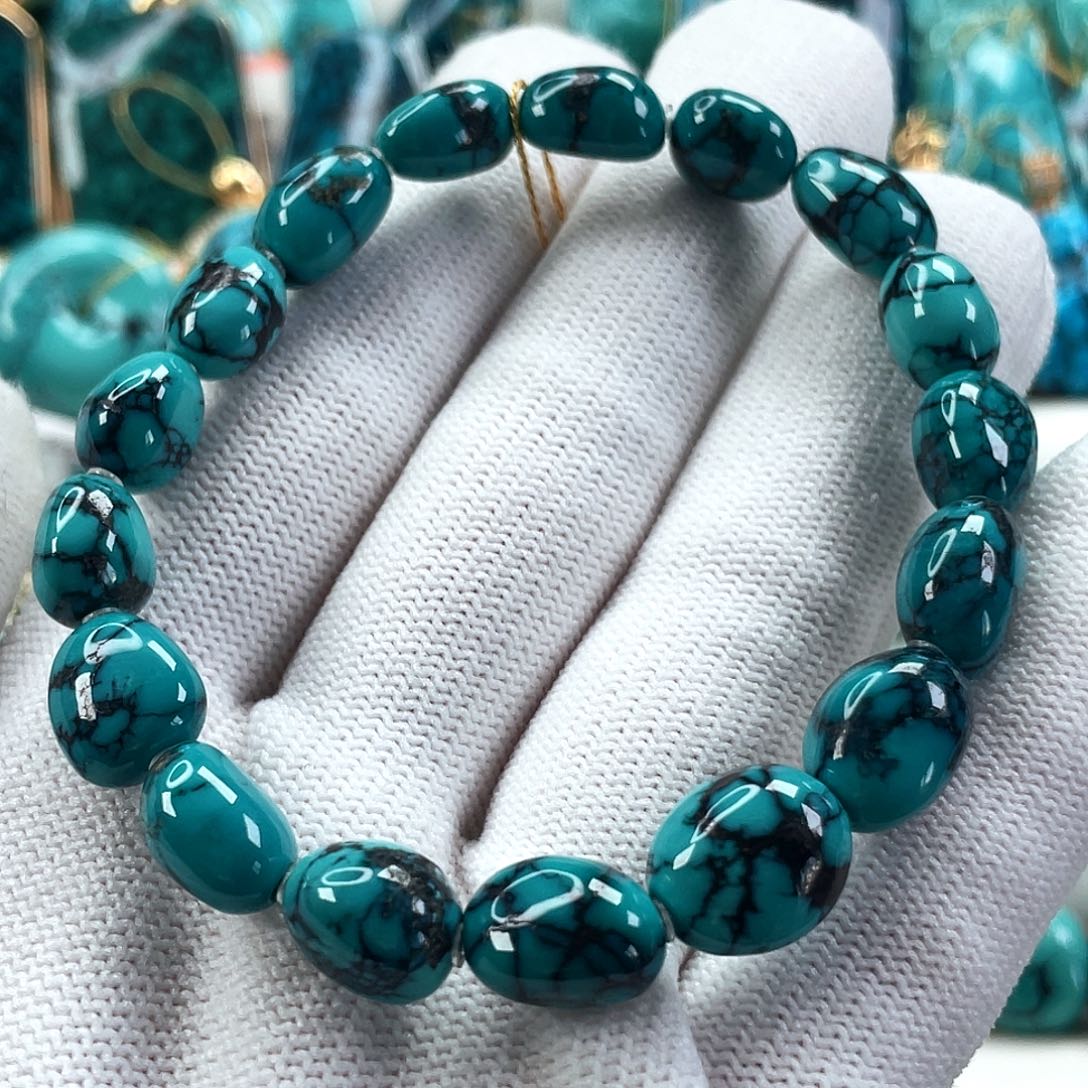 绿松石未镶嵌车挂