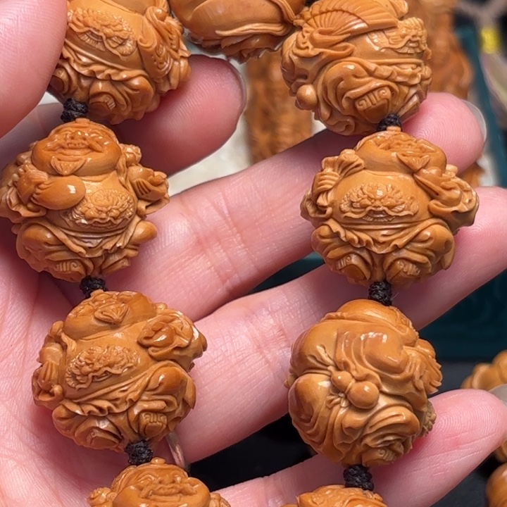 橄榄核手串/手链满****河手串