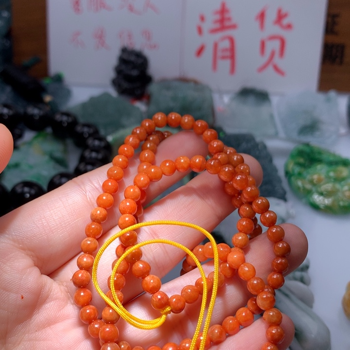 翡翠颈饰未镶嵌保真天然A货翡翠