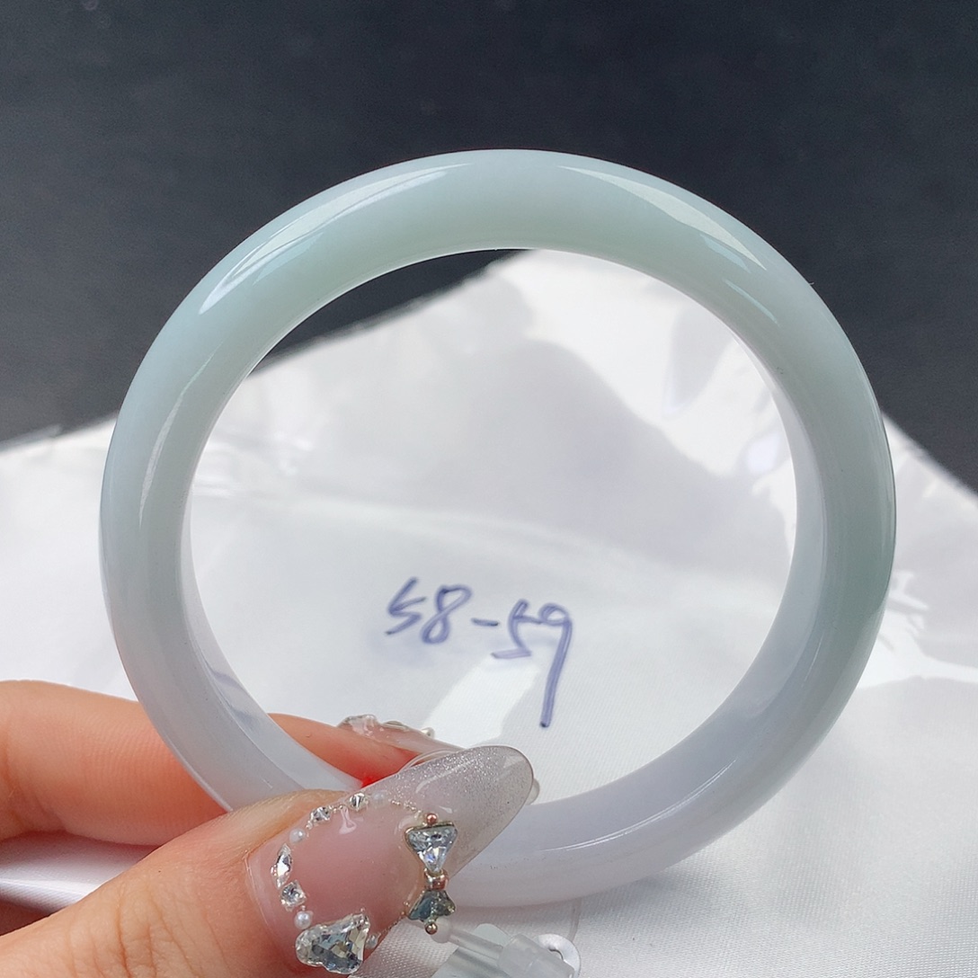 翡翠手镯未镶嵌76正58.8