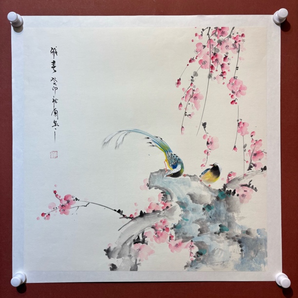 兰宝阁书画院听兰老师纯手绘精品已拓裱66:66