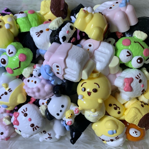 赞赞福5个特定款式《食品硅胶捏捏》