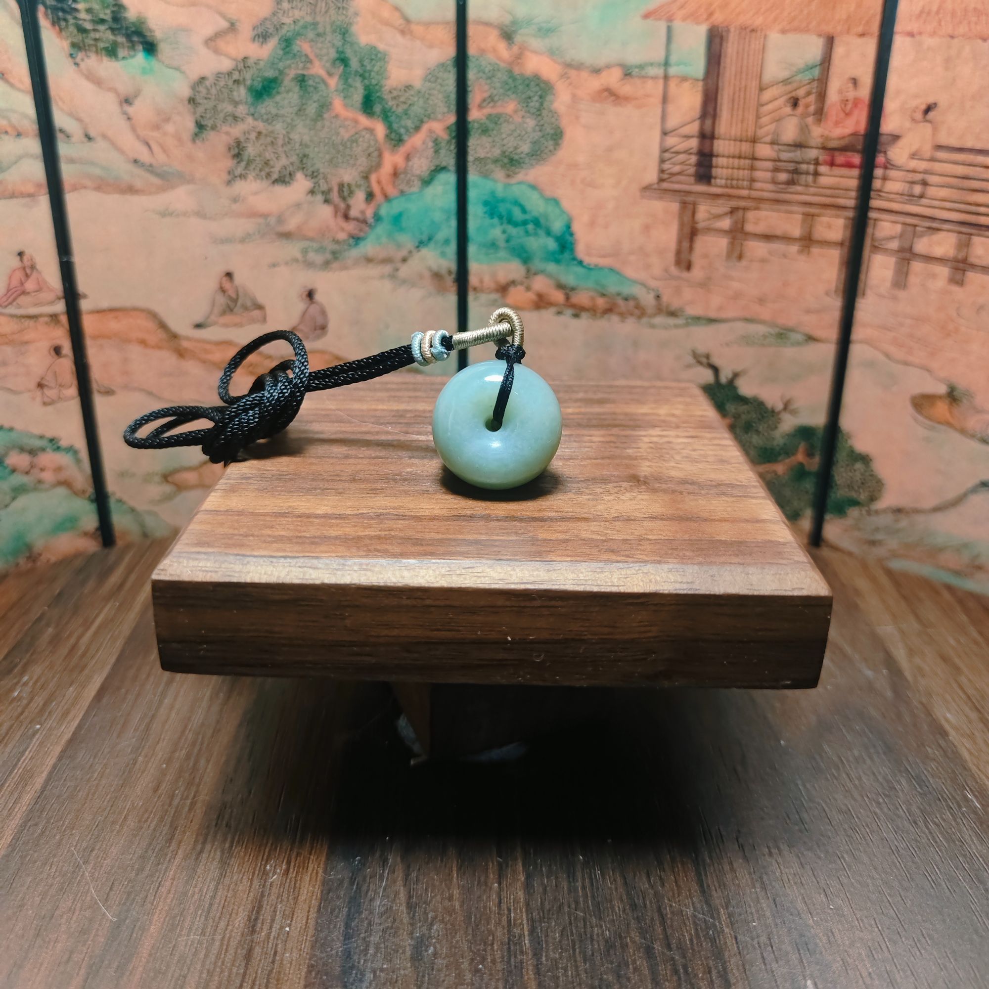 M和田玉平安扣吊坠0685