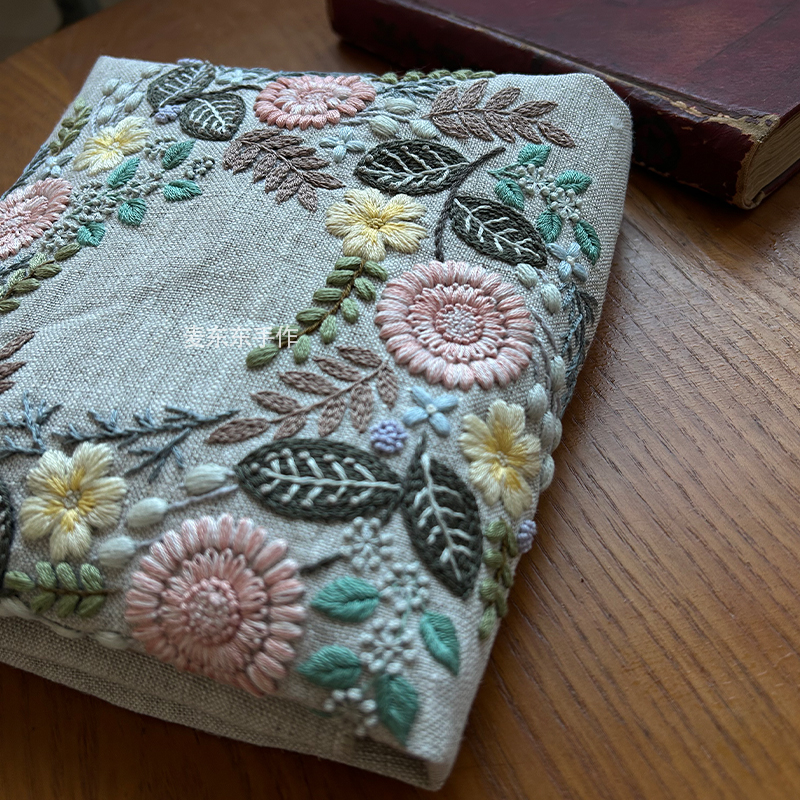 yula秋日协奏曲刺绣材料包配线加水溶贴纸套餐