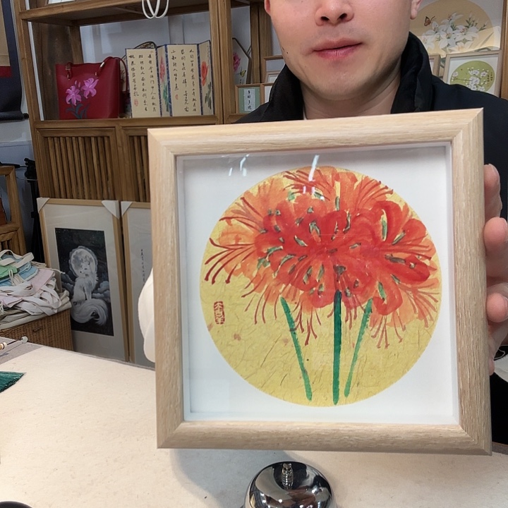 有机玻璃手绘作品手绘作品手绘作品