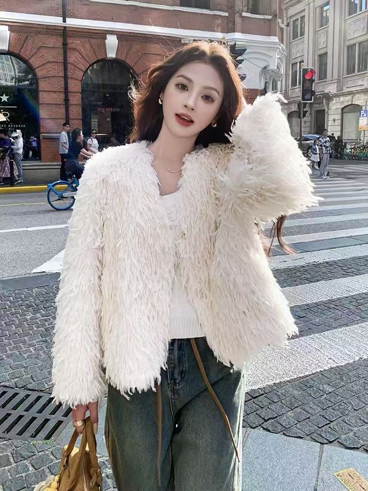 【杭州-意法】NN1912-时尚女装新款设计感重工外套轻奢气质网红