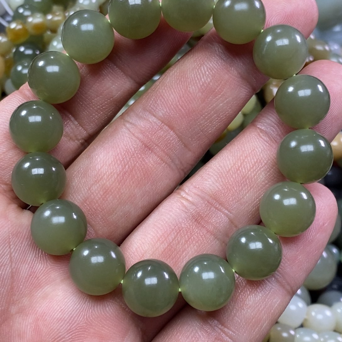 和田玉手链未镶嵌