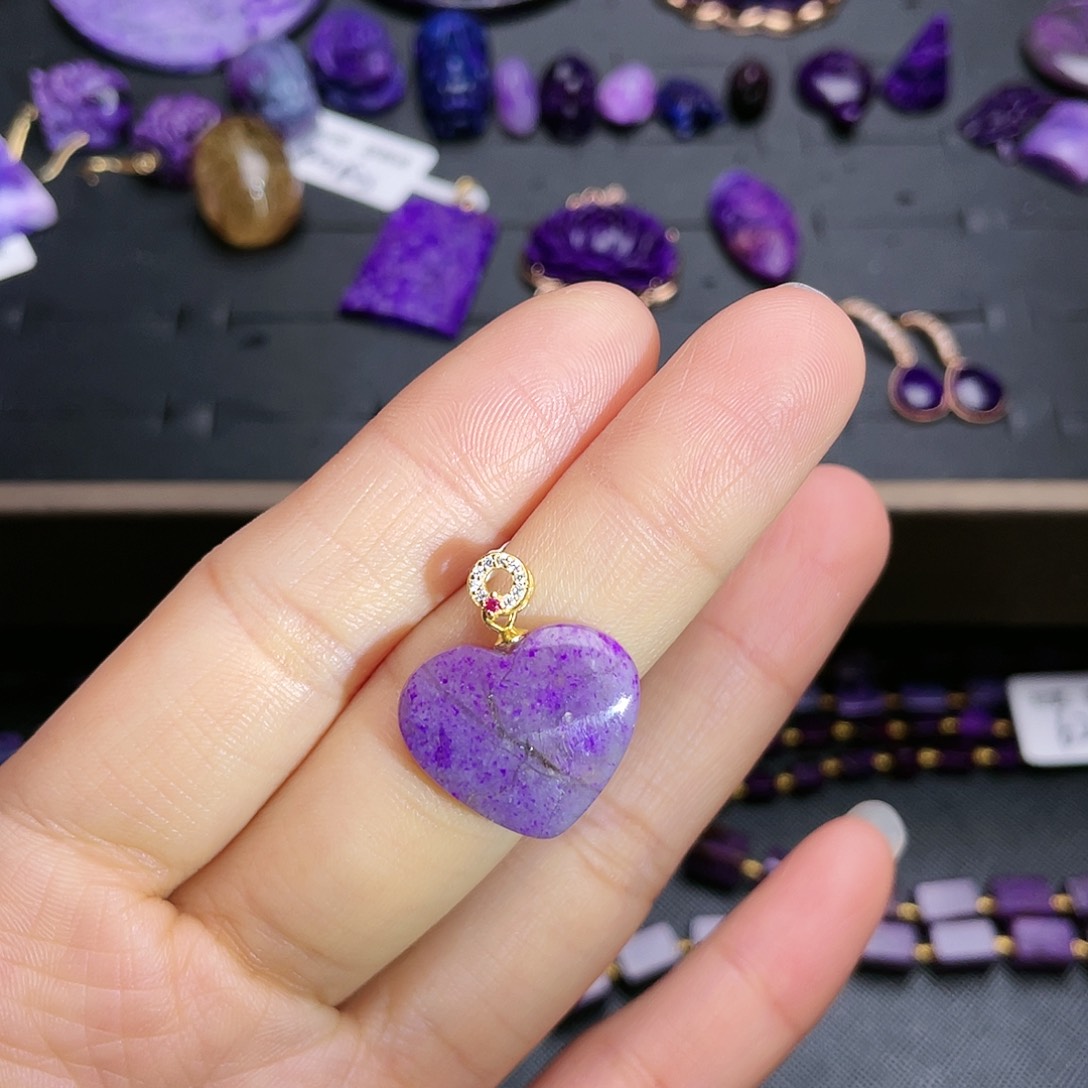 苏纪石（舒俱来）吊坠银S925镶嵌