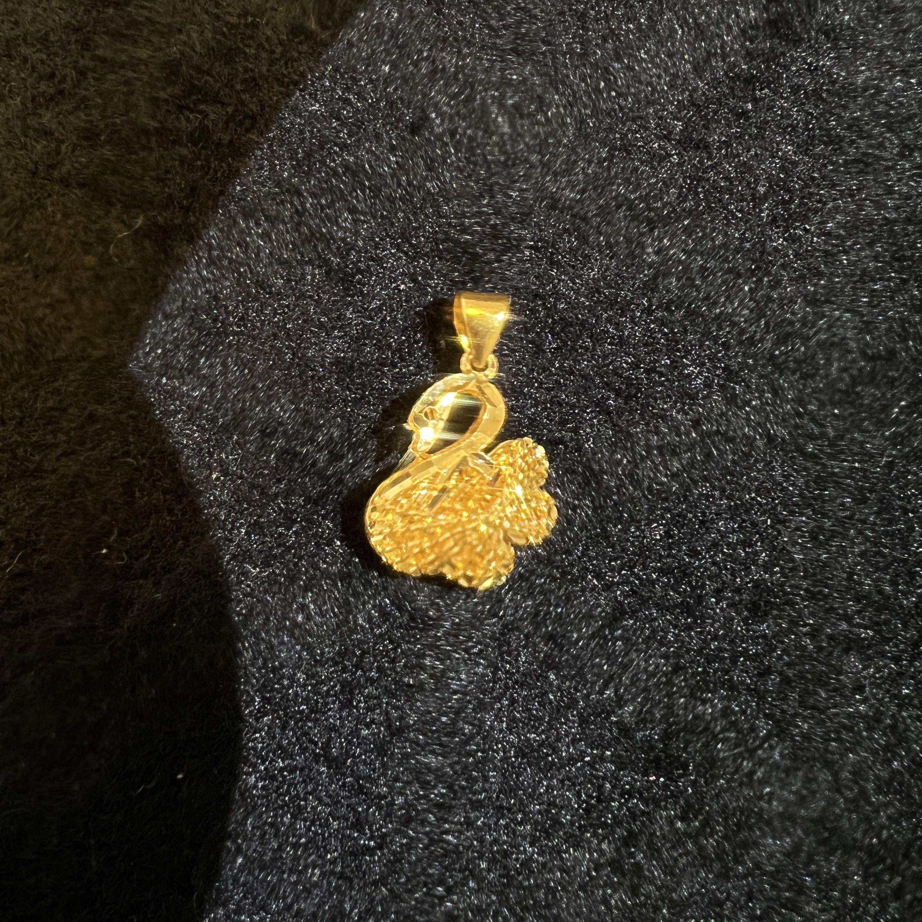 足金999精品5G工艺饰品（天鹅）2.04~2.06g