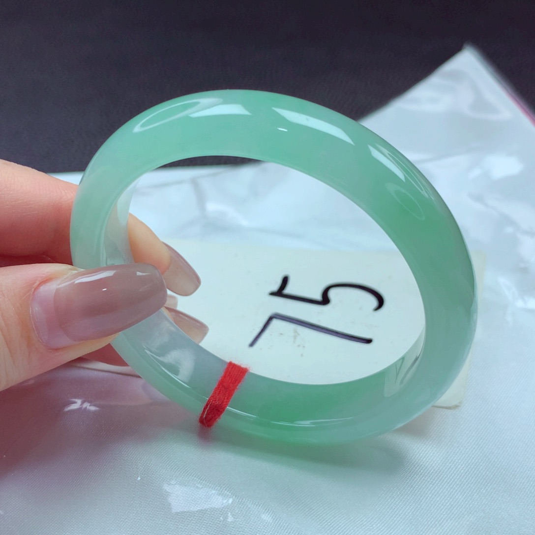 翡翠手镯未镶嵌手镯55贵妃