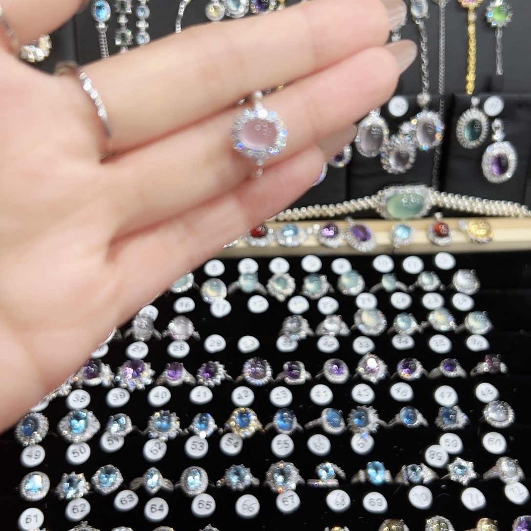 紫晶天然银S925镶嵌天然