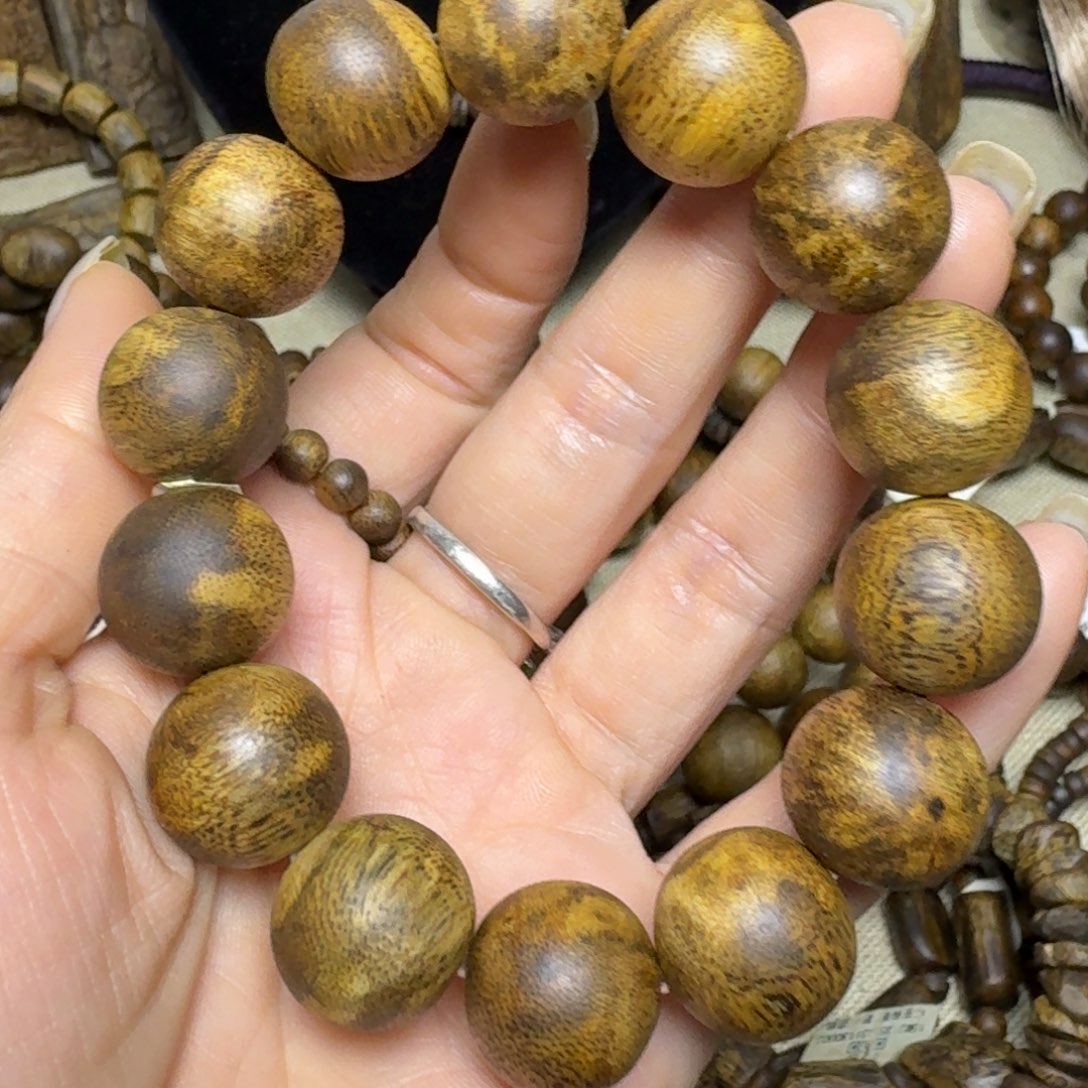 沉香手串板头老料卡1.6-20克多样性发货一条