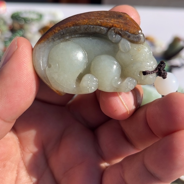 和田玉颈饰未镶嵌