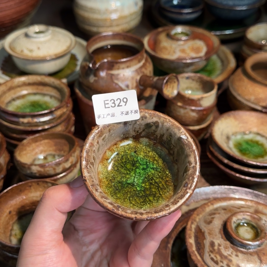 E329破碎感泥料非柴烧跑单禁拍