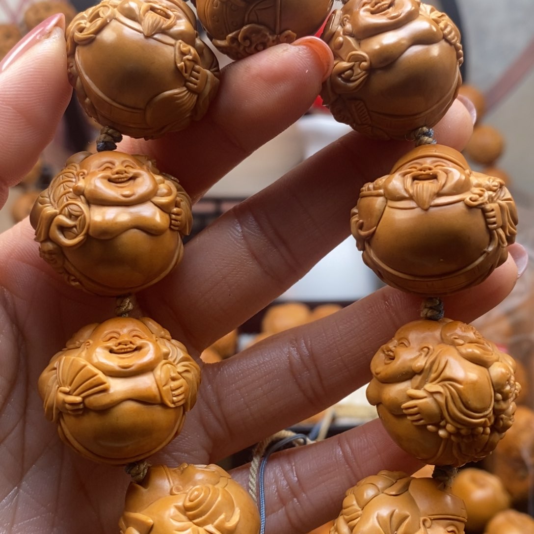 橄榄核手串/手链童子财迷2.7