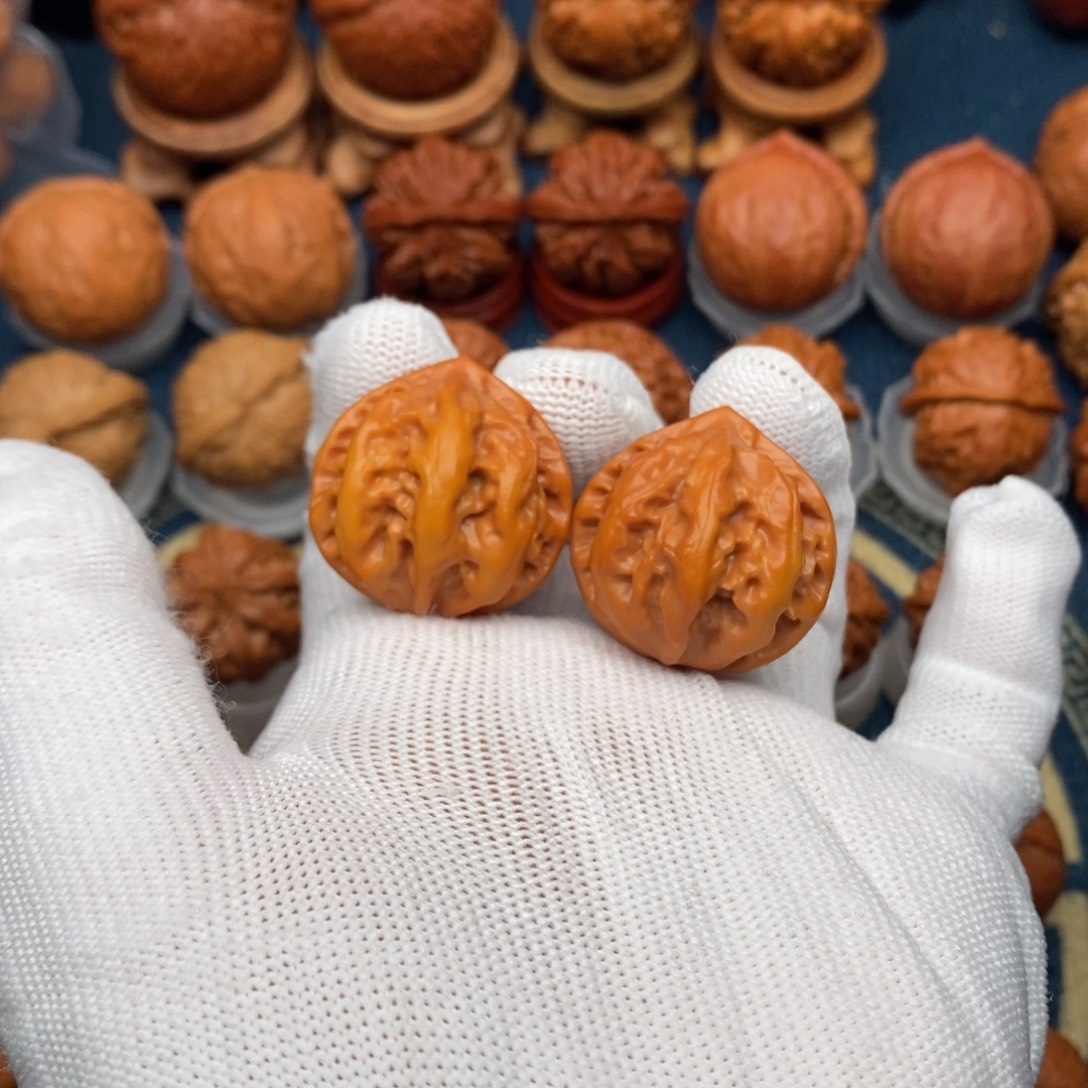 文玩核桃把件小粗筋