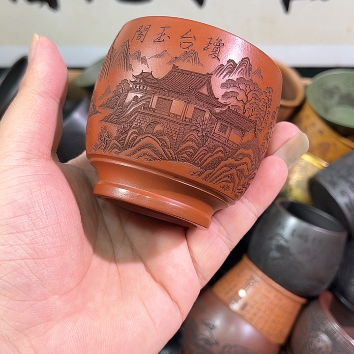 茶杯紫砂全手工紫砂主人杯