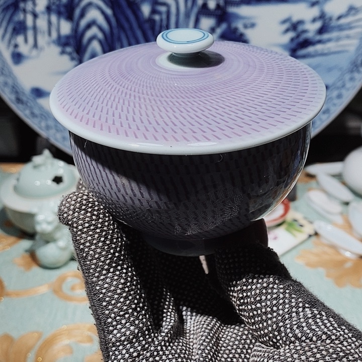 瓷片新年快乐万事如意