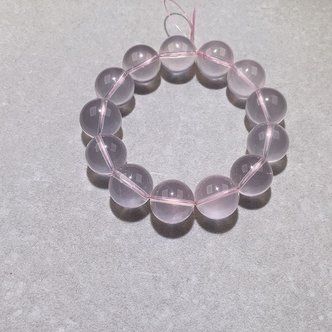 水晶手链未镶嵌粉水晶