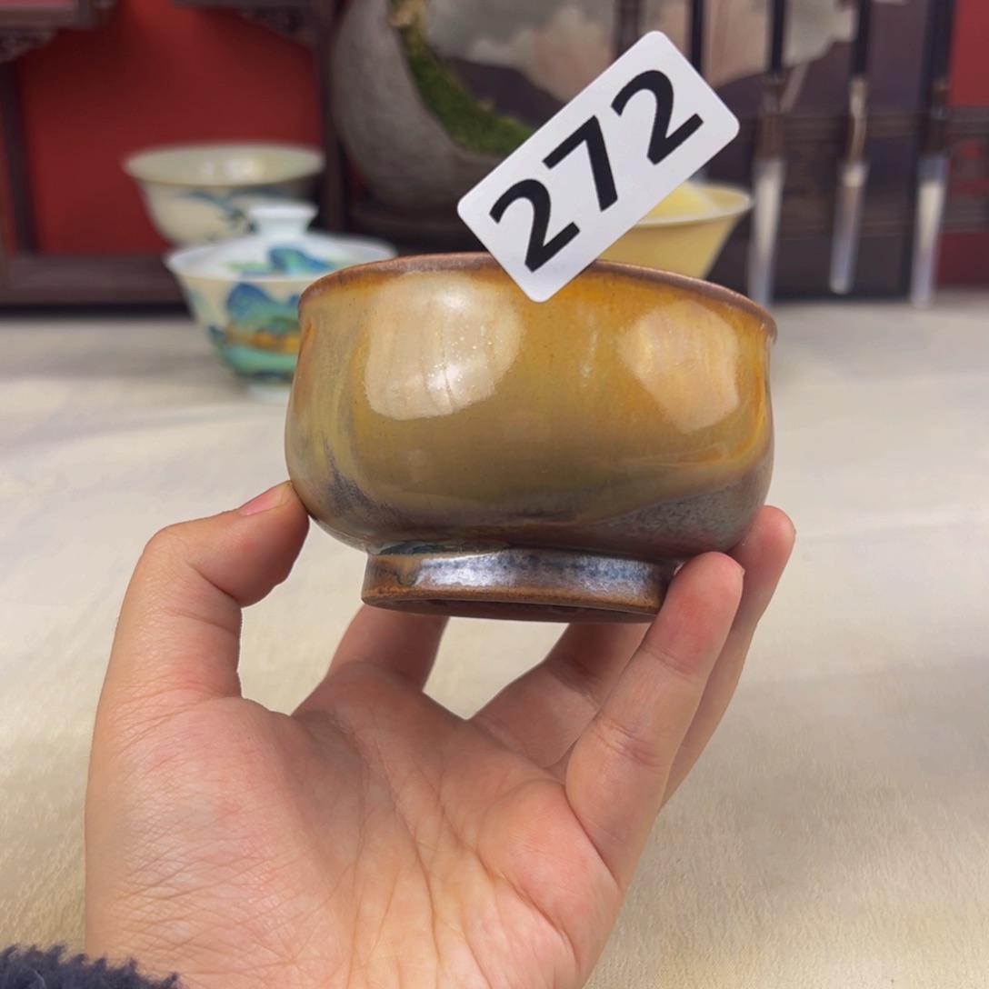 杯子纯手工柴烧主人杯