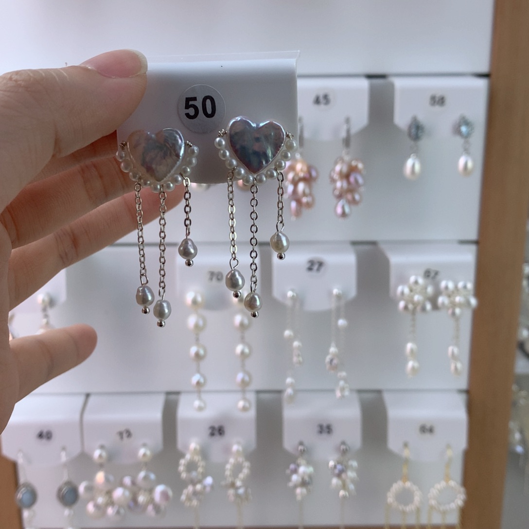 未镶嵌耳饰淡水珍珠