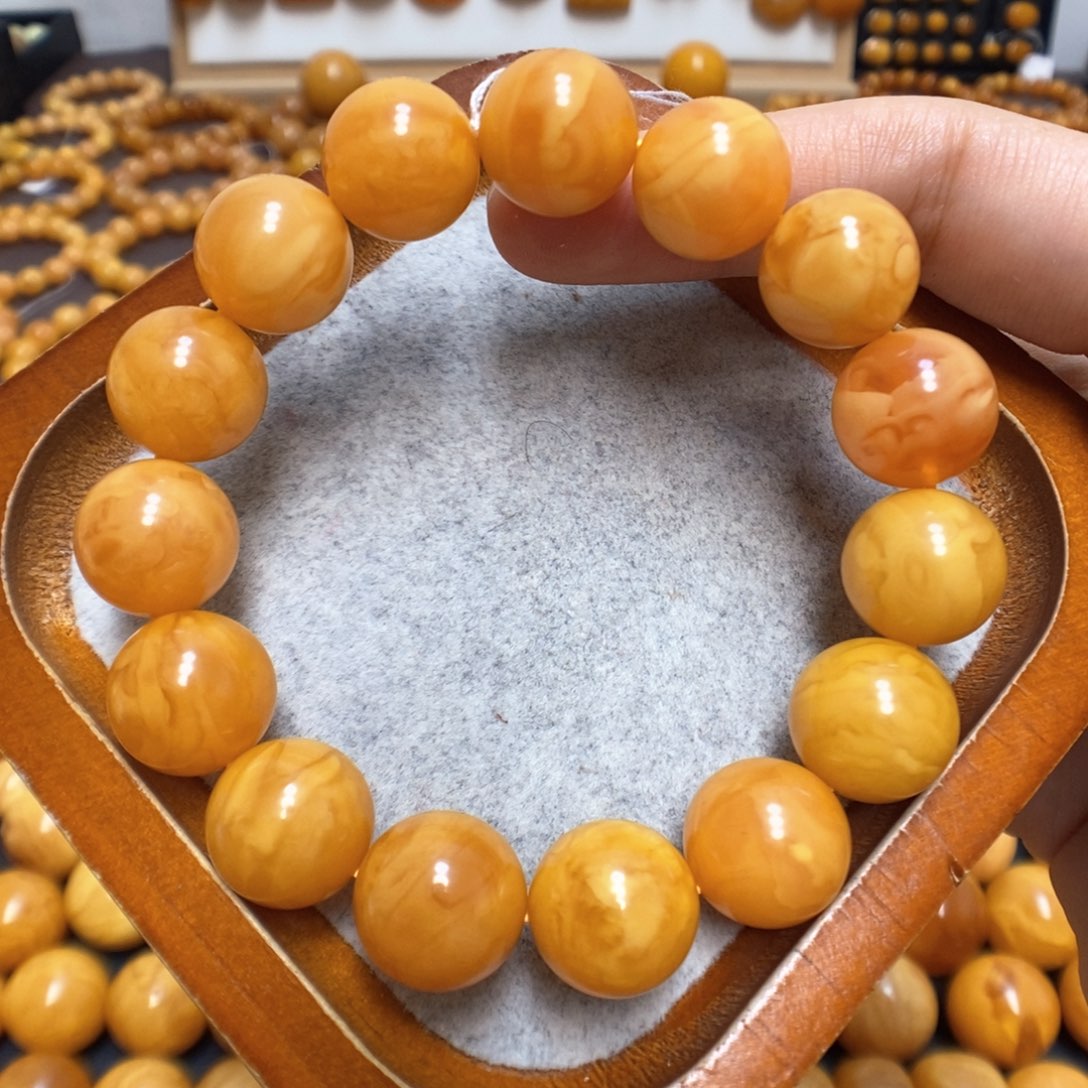 蜜蜡手链未镶嵌蜜蜡