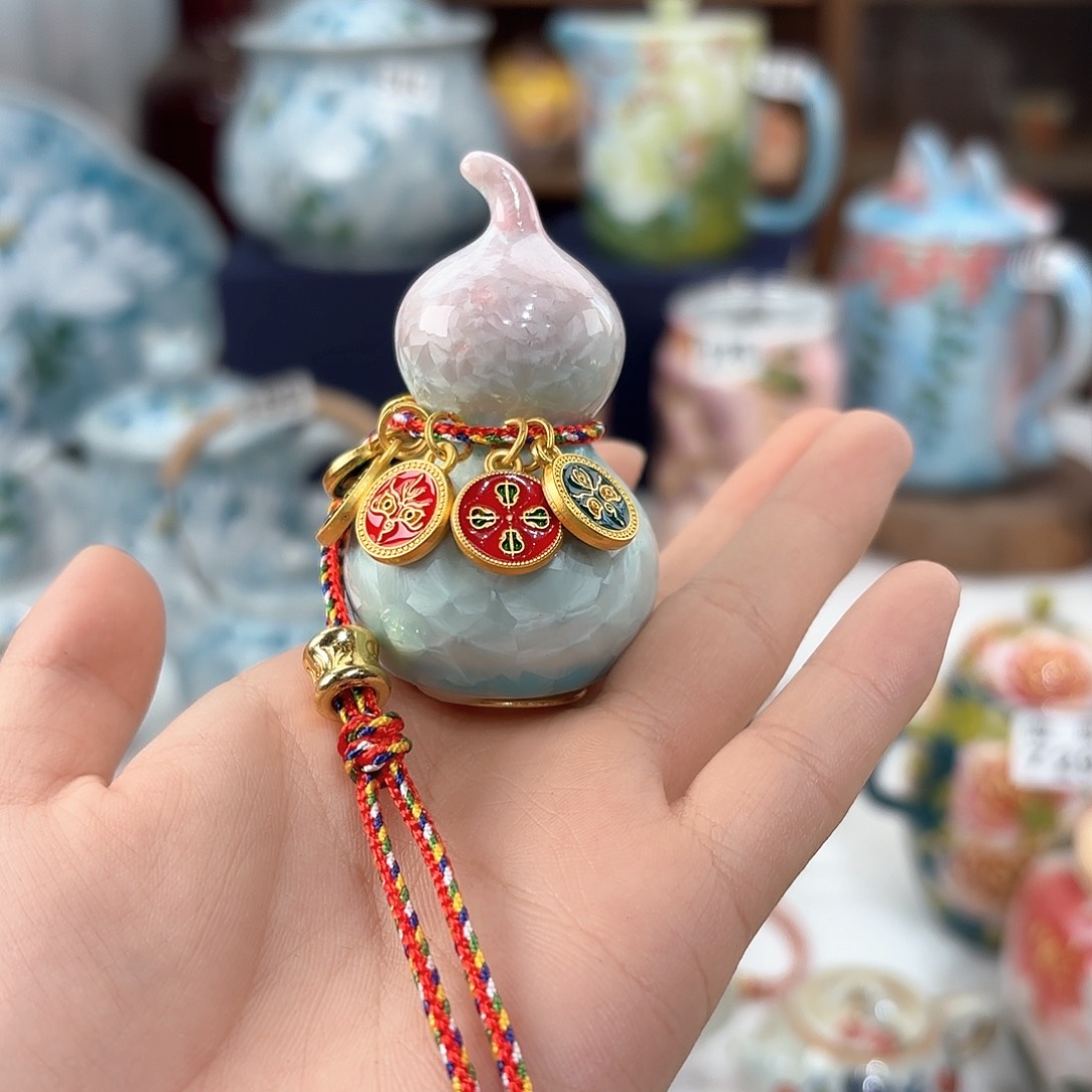 景德镇手绘高温釉下彩陶瓷茶具