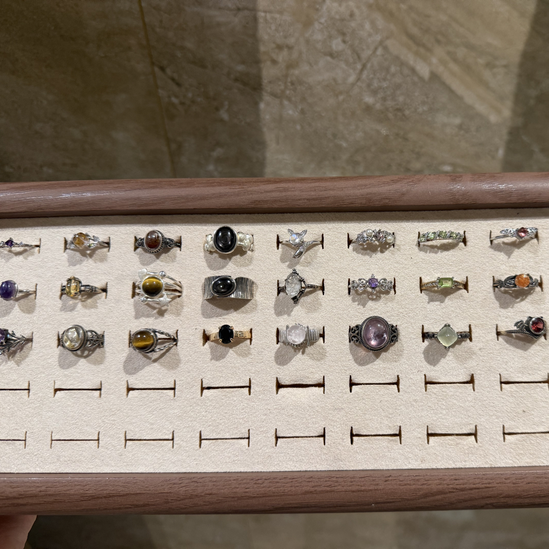 925银银制品 孤品可调节镶嵌饰品直播间自选