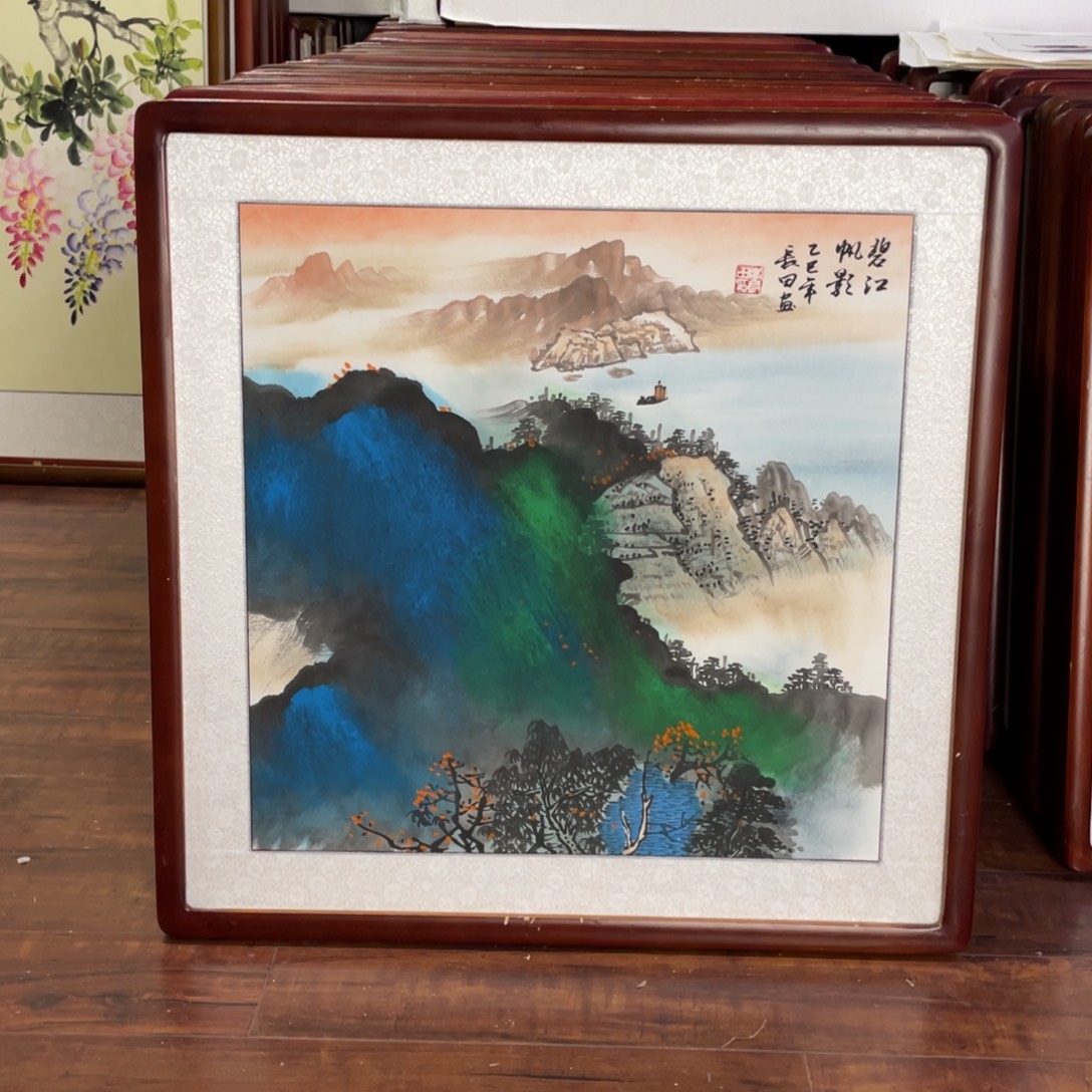 国画带框尺寸63*63厘米