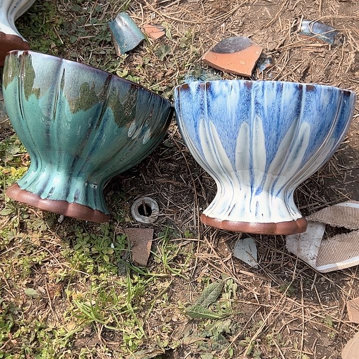 红陶口15高12瑕疵