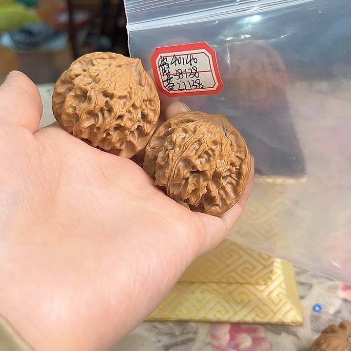 文玩核桃把件盘山公子帽