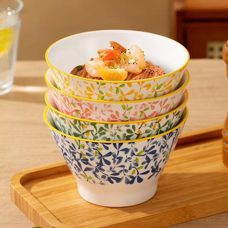 【粉丝福利】4只装！繁花似锦5英寸斗笠碗花色随机