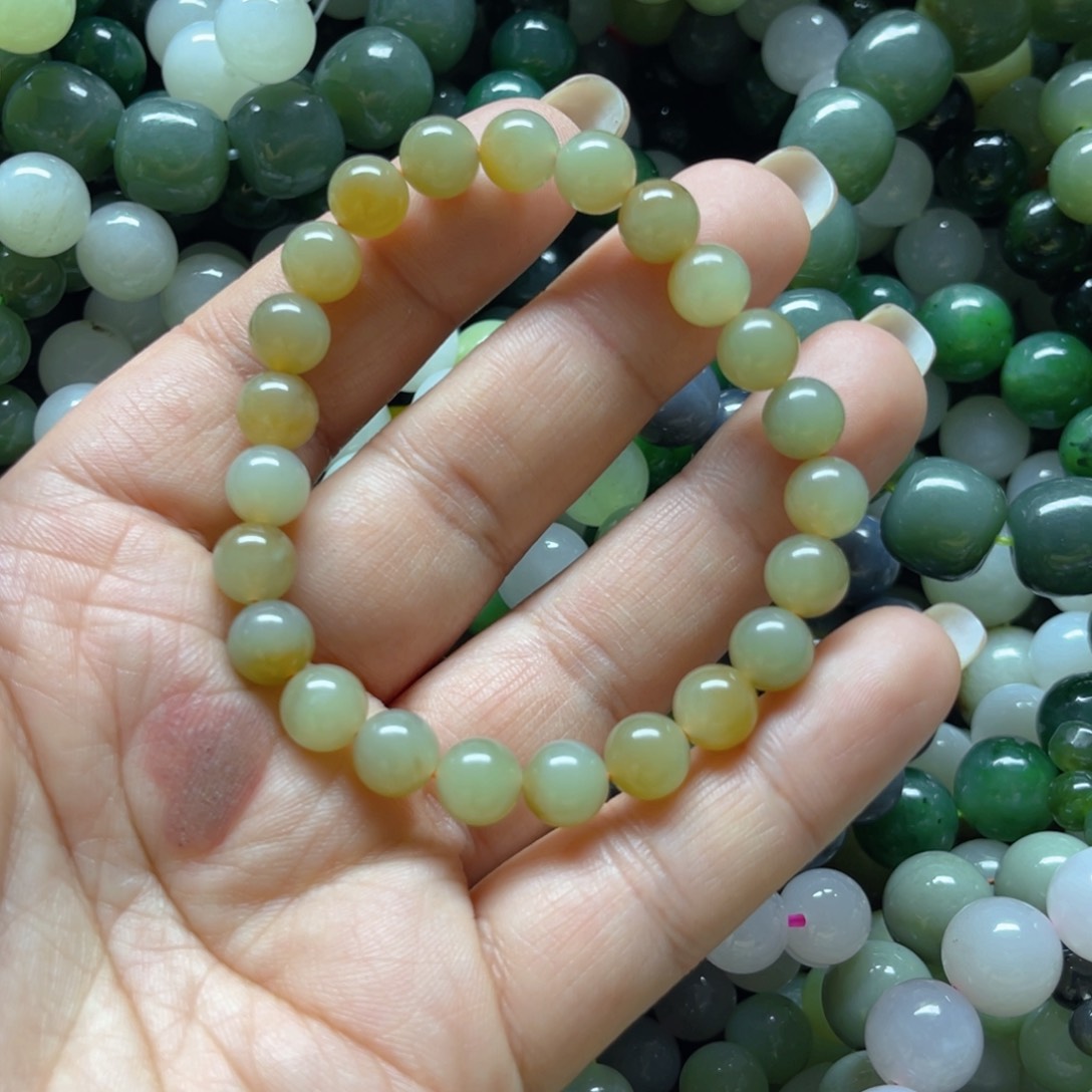 和田玉手链未镶嵌