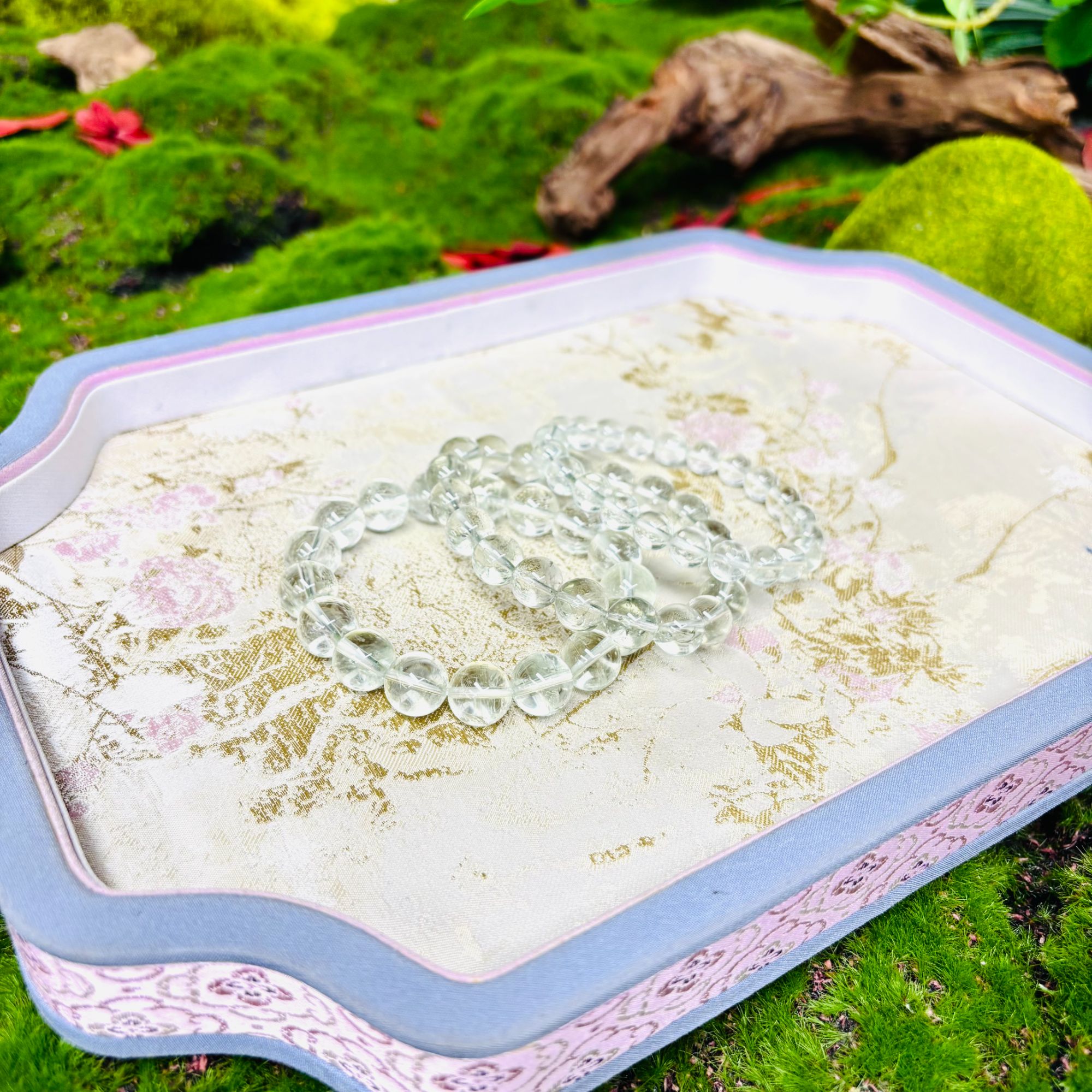 【奶爸珠宝】 787 绿水晶手串多样性发其一