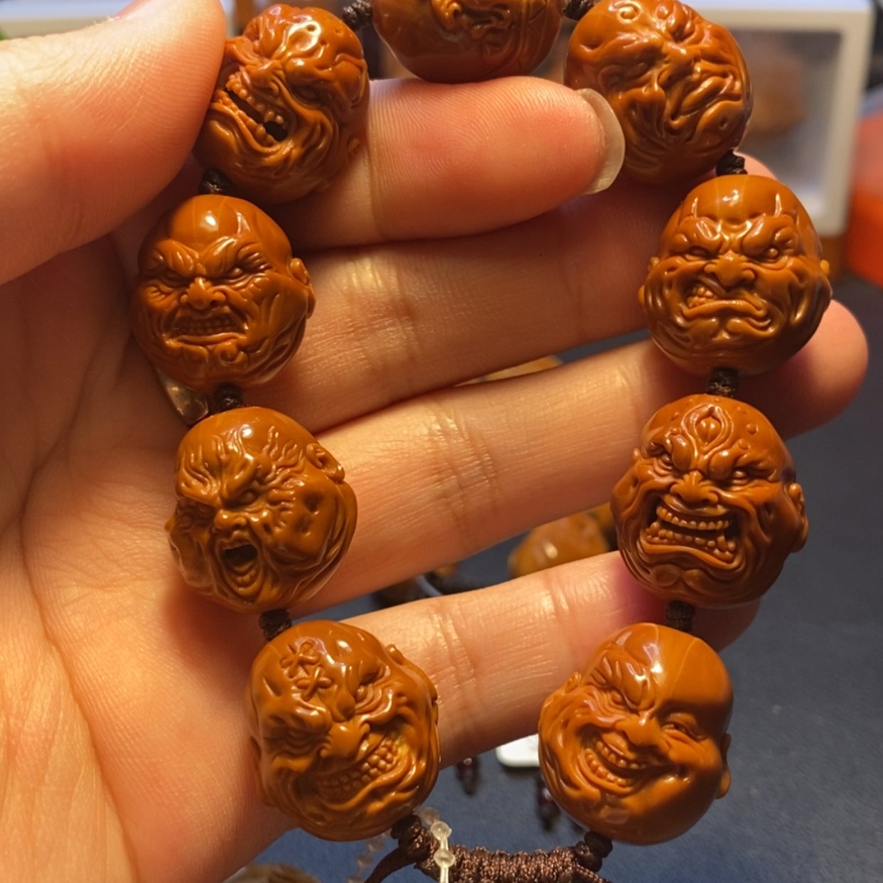 【闪购商品】橄榄核手串/手链山鬼工作室高精品铁核2.0恶僧