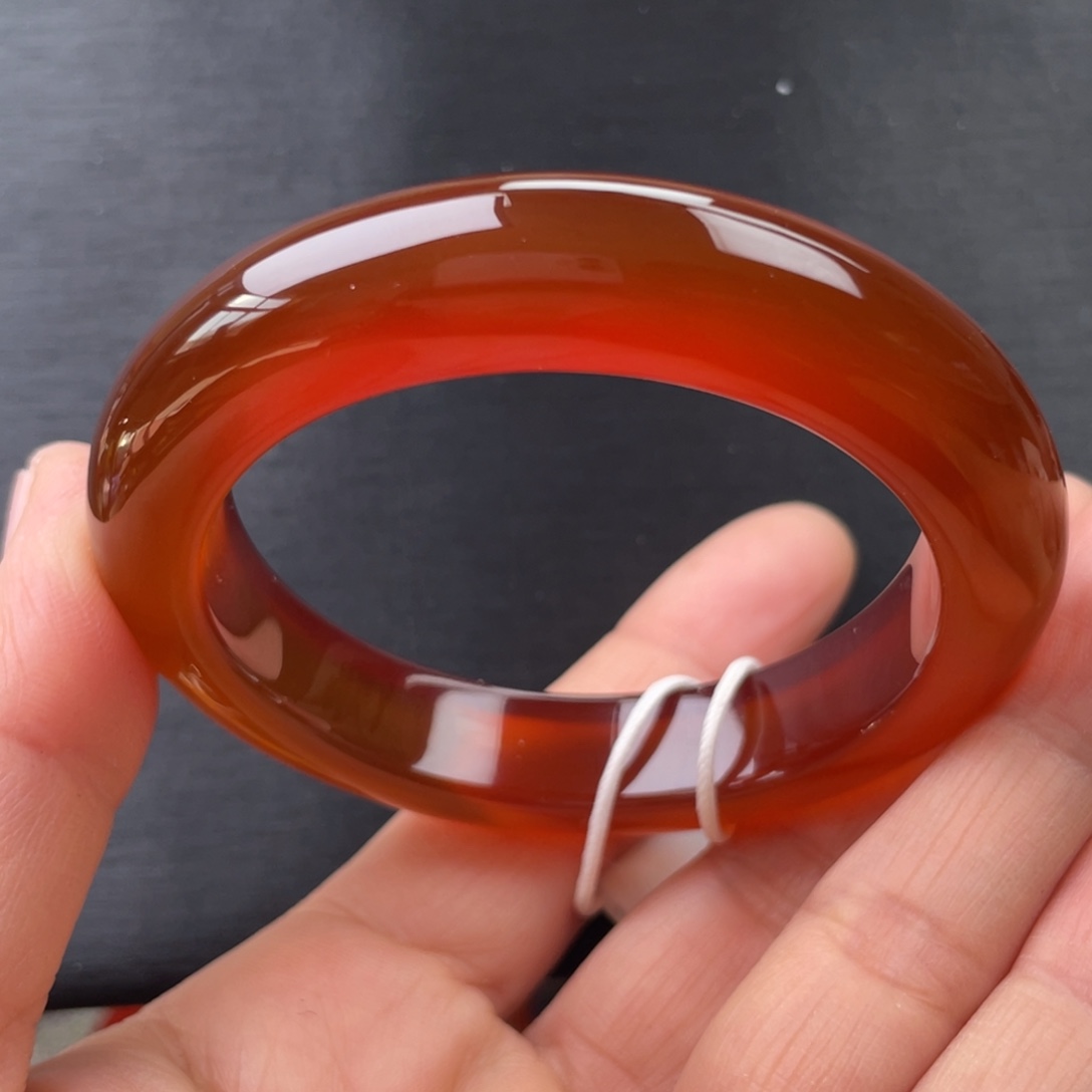 玛瑙/玉髓未镶嵌手镯54圈