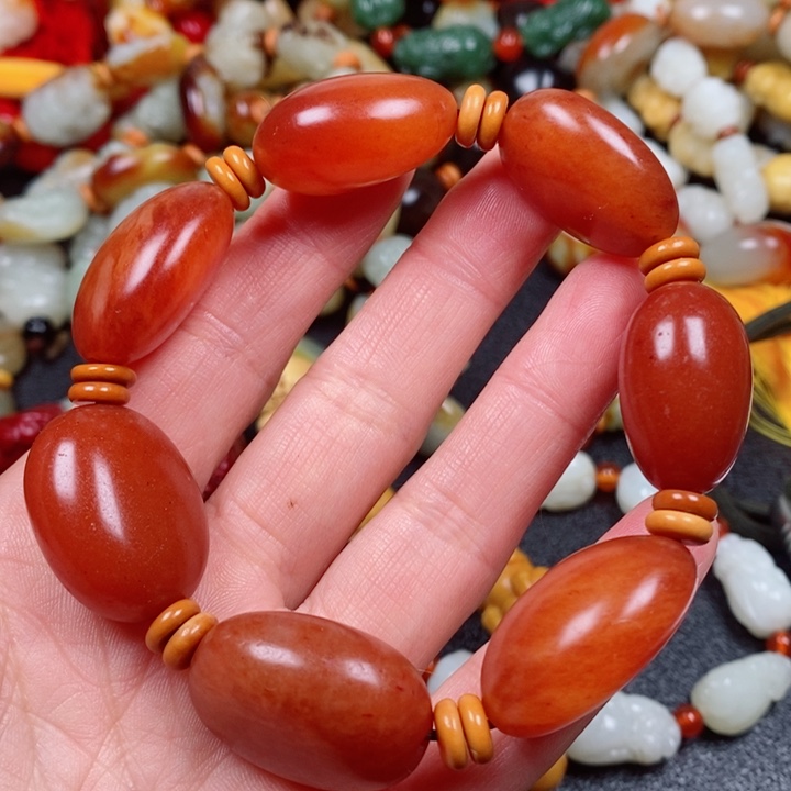 和田玉手链未镶嵌用****5