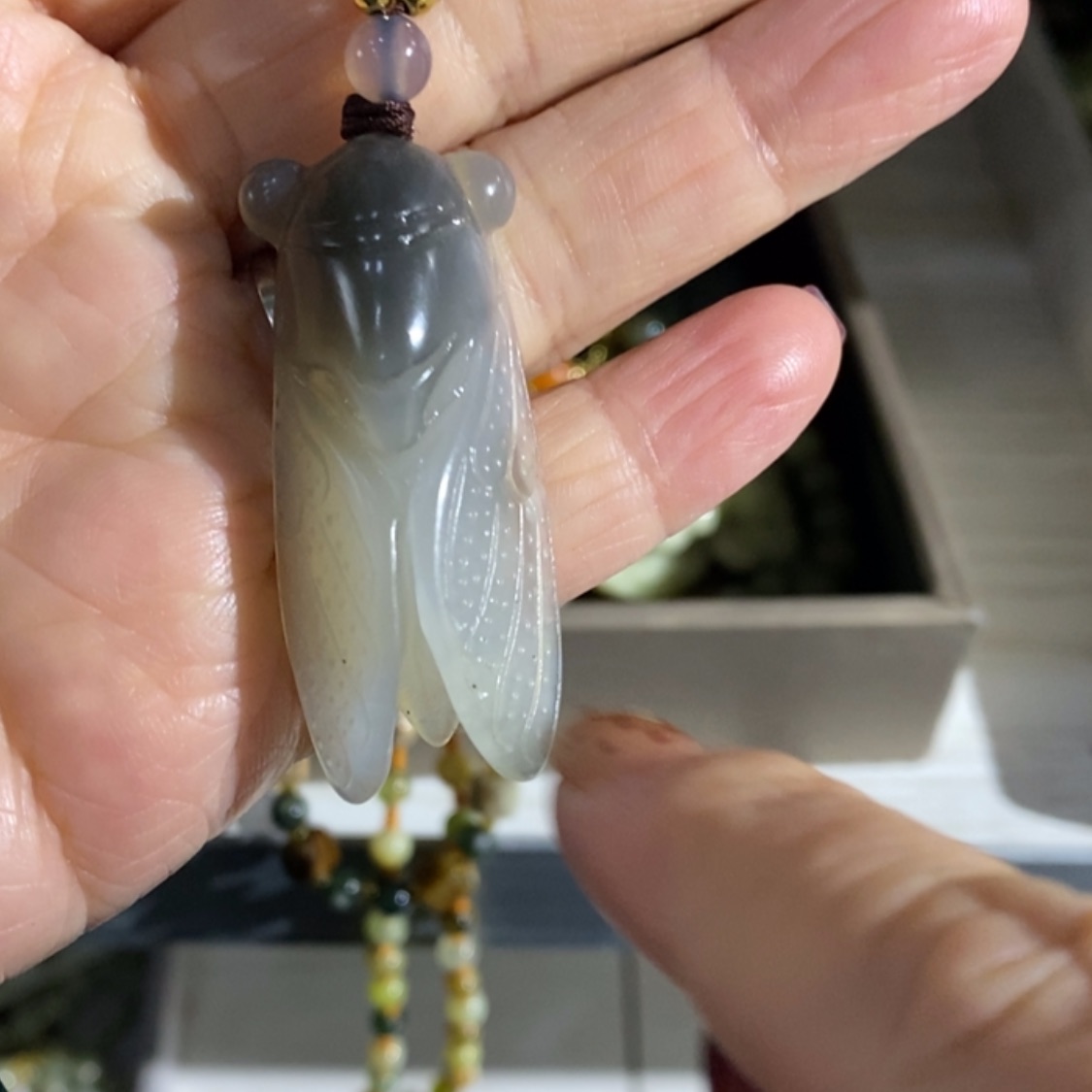 【闪购商品】岫玉毛衣链未镶嵌