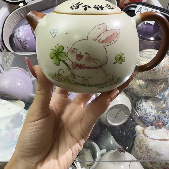 兔子西施一壶一杯