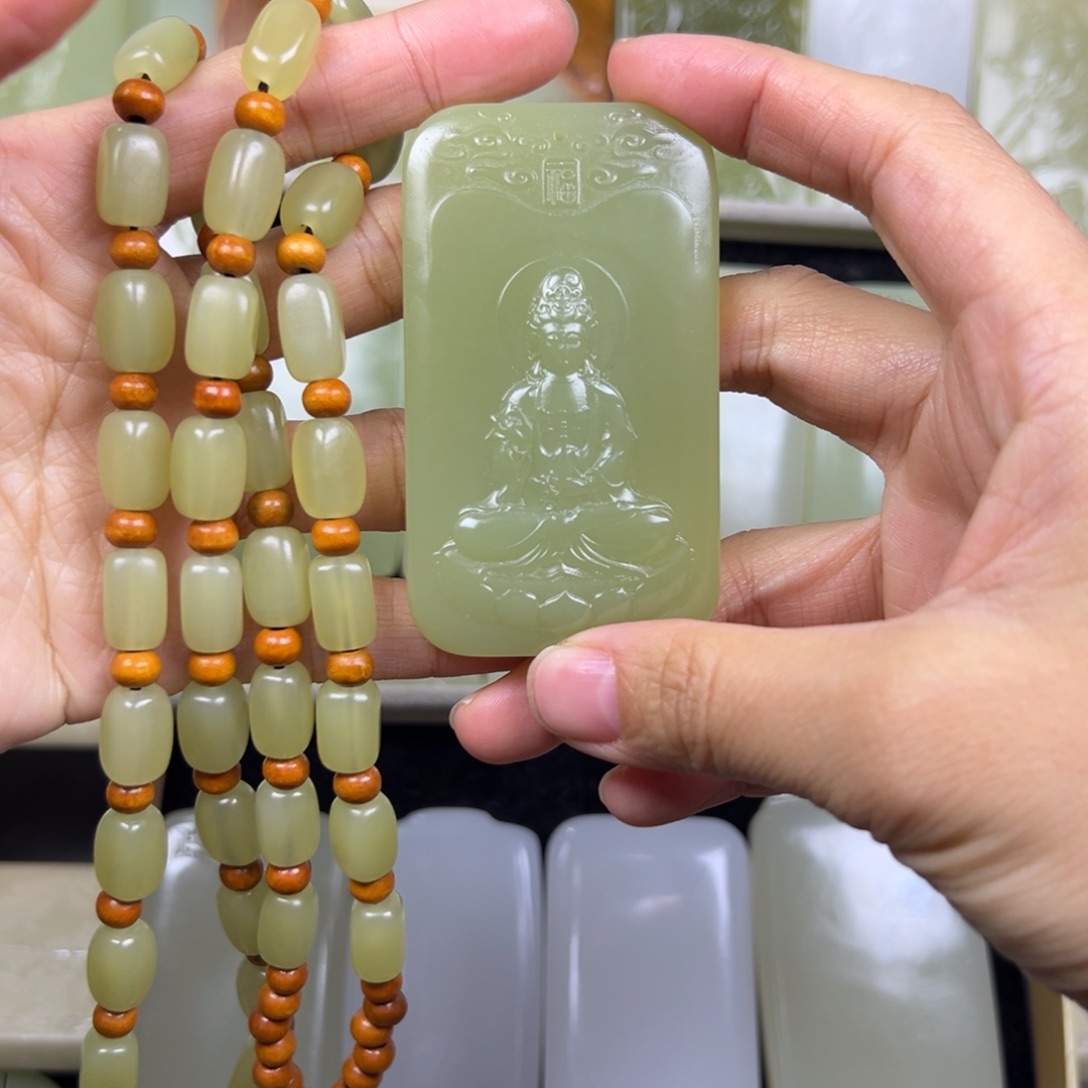 杰***子新疆戈壁昆仑山料彩石原石盆景石一物一拍