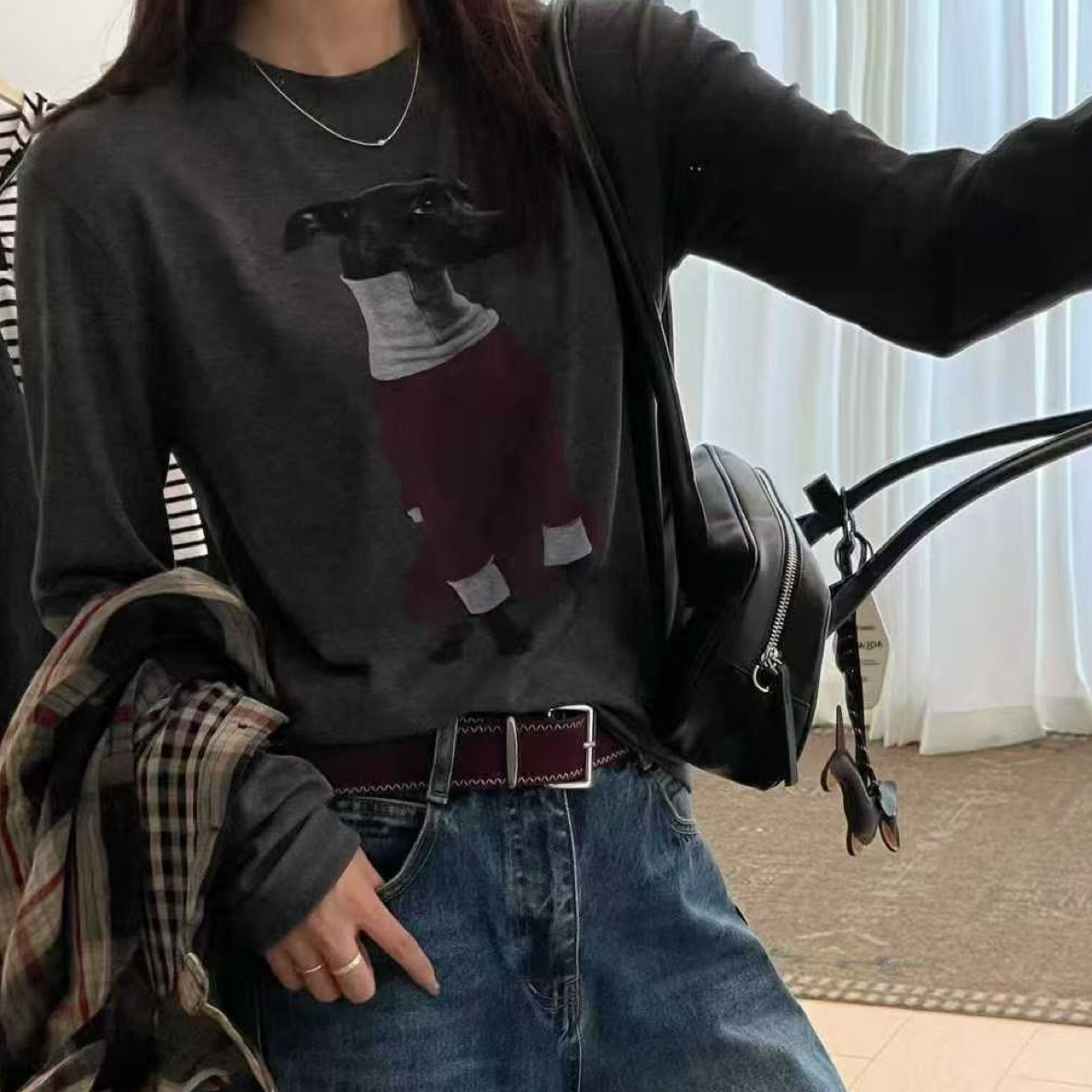 余小姐家 秋款福利 no退no换 介意勿拍哦 T恤时尚长袖 