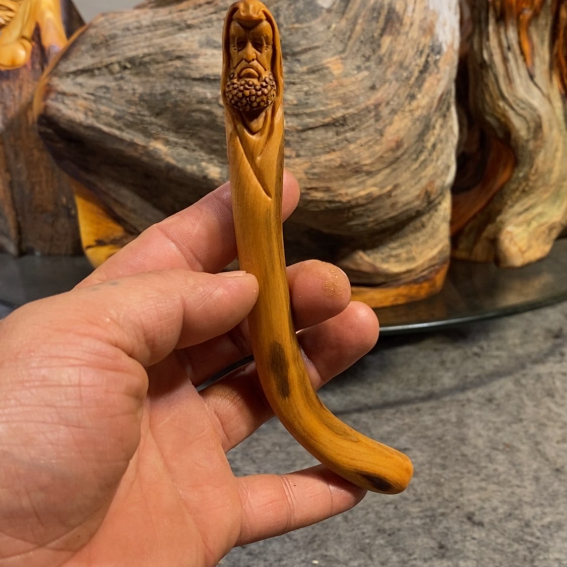 【闪购商品】柏木（崖柏）根雕木雕工艺品摆件家居厂家直销手把件