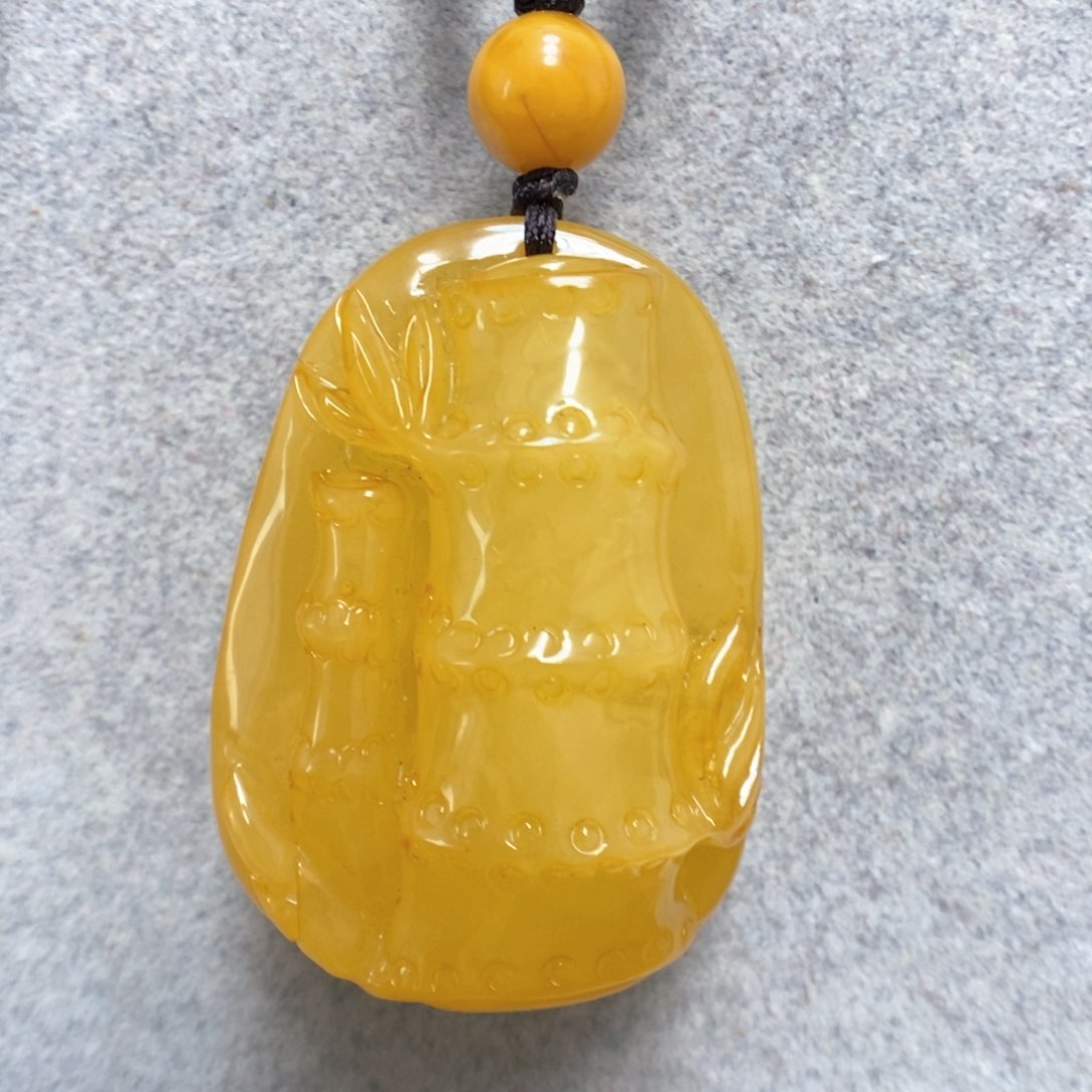 蜜蜡项链未镶嵌蜜蜡吊坠