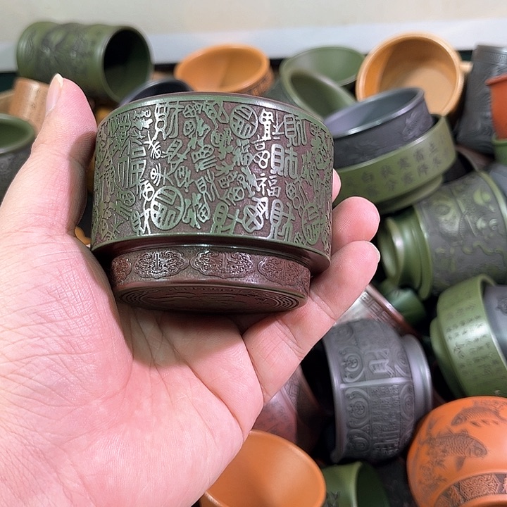 茶杯紫砂全手工紫砂主人杯 