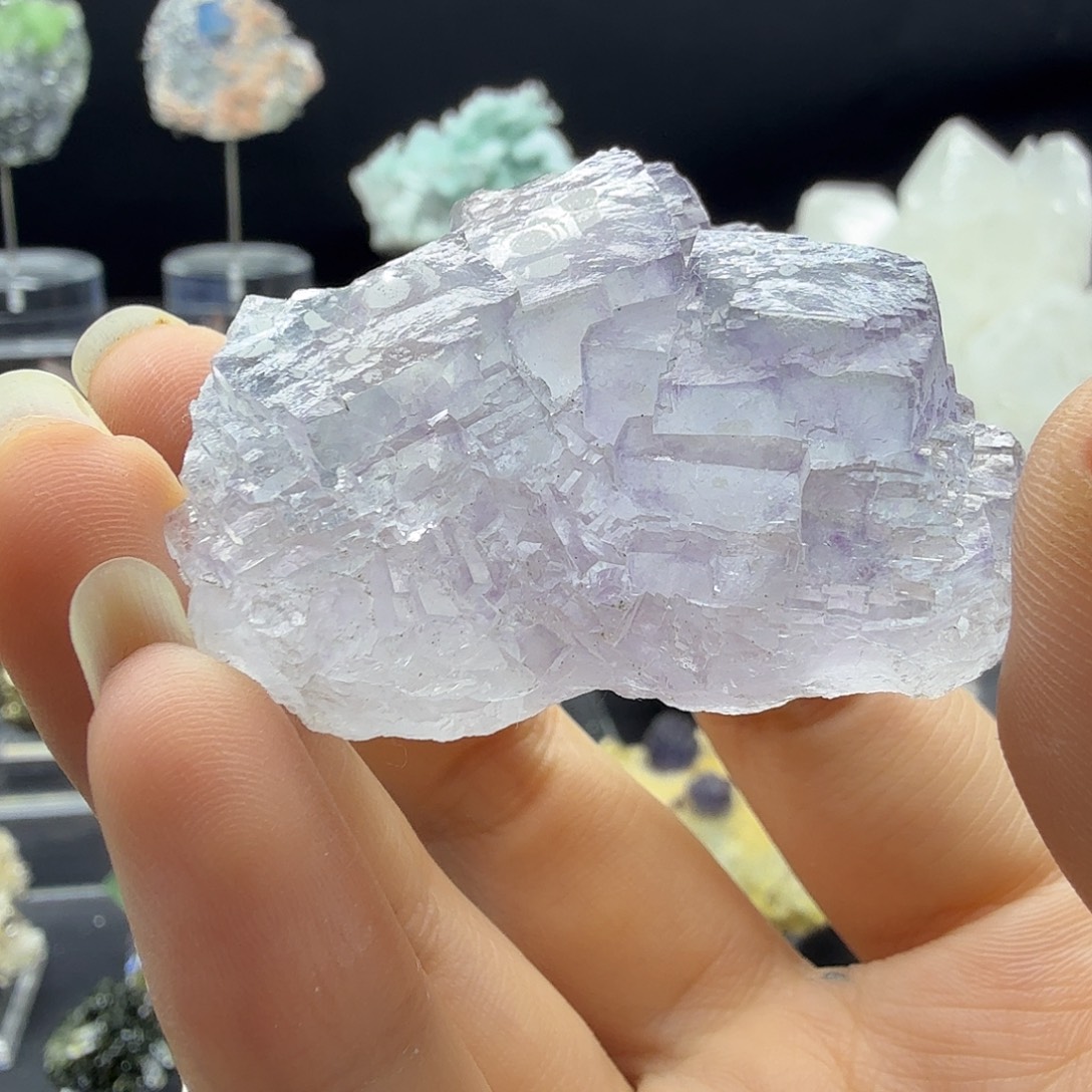 瑶岗仙萤石阶梯原石