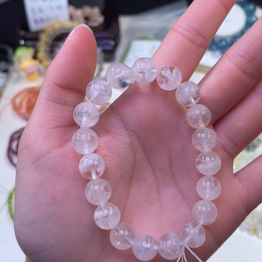 未镶嵌手链水晶雪花幽灵10mm