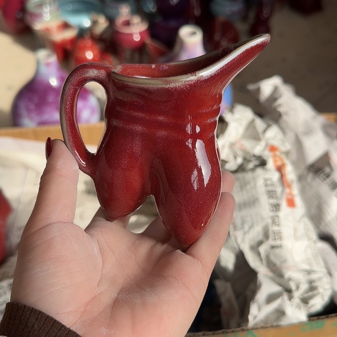 陶摆件郑家钧窑摆件