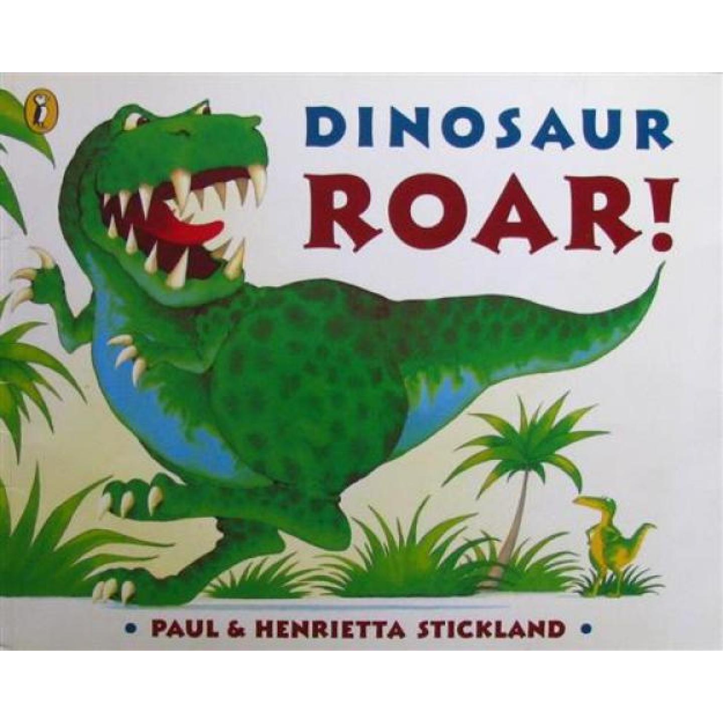 图画帕芬系列原版书恐龙吼英语绘本亲子共读DinosaurRoar