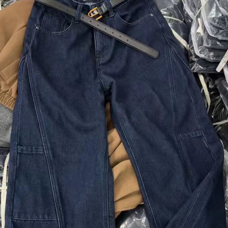 邹先森8820-28(加绒加厚)牛仔裤弯刀冬季高腰显瘦新款百搭减龄